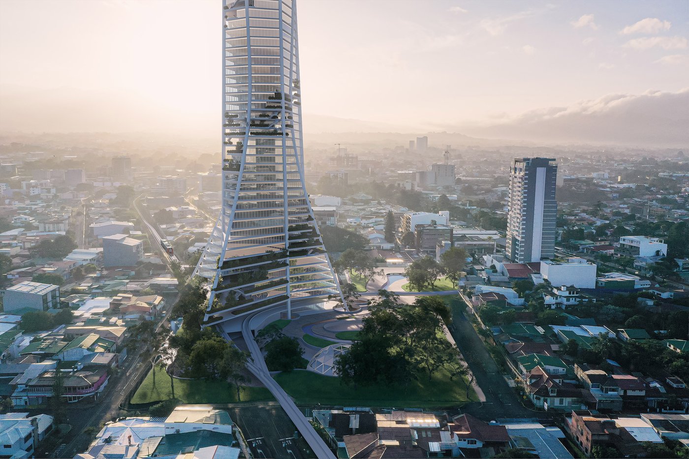 Torre del Bicentenario — planning architecture, San José, Costa Rica